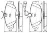 0986494851 Тормозные колодки kpl. передн. fiat coupe, croma, tipo lancia delta i BOSCH підбір по vin на Brocar