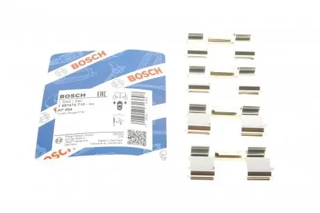 1987474710 Планка суппорта (переднего) прижимная (к-кт) Fiat Ducato 06- BOSCH подбор по vin на Brocar