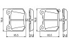 0986494865 Колодки торм диск к-т задн SUBARU Forester 2.0 D 11.2012 - Forester 2.0 XT 11.2012 - Forester 2. BOSCH підбір по vin на Brocar