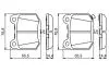 0986494865 Колодки торм диск к-т задн SUBARU Forester 2.0 D 11.2012 - Forester 2.0 XT 11.2012 - Forester 2. BOSCH підбір по vin на Brocar