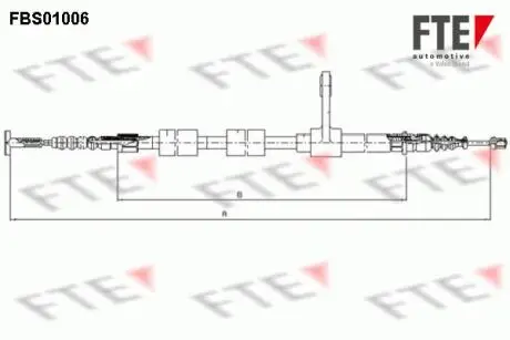 FBS01006 Трос, стояночная тормозная система FTE підбір по vin на Brocar