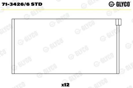 7134266STD Автомобільні запчастини GLYCO підбір по vin на Brocar