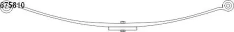 1067561000 RESOR IVECO T. DAILY 14- (1 PIÓRO) (700/700) SZER. 70MM 70X23MM + DODATKOWY 20MM CS Germany подбор по vin на Brocar