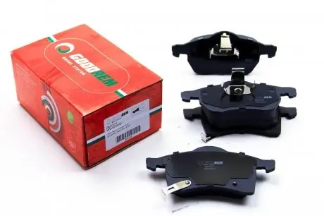 RM1214 Тормозные колодки перед. Opel Astra F/G/H/Zafira A/B 94- (ATE) GOODREM подбор по vin на Brocar