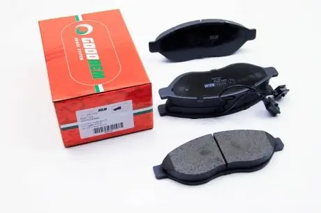 RM1163 Тормозные колодки перед. Jumper/Ducato/Boxer 06- (1.1-1.5t) GOODREM подбор по vin на Brocar