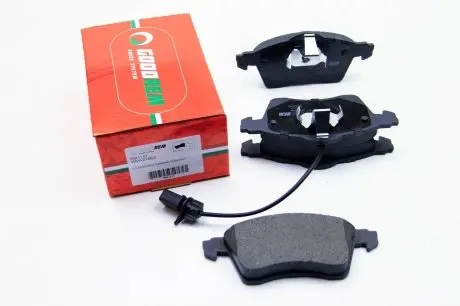 RM1131 Тормозные колодки перед. T4 2.5TDI 96-03 (R15)(с датчиком) GOODREM підбір по vin на Brocar