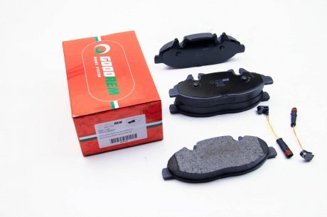 RM1195 Гальмівні колодки перед. Vito (639) 03-07 (>ch.№342257) GOODREM підбір по vin на Brocar