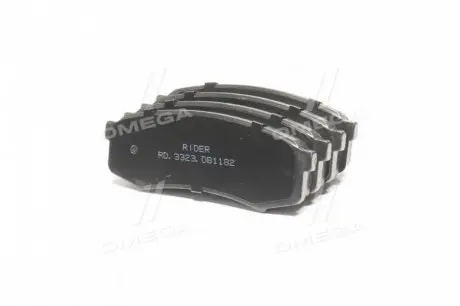RD3323DB1182 Колодка гальм. диск. TOYOTA LС PRADO 09-задн. (RIDER) RIDER підбір по vin на Brocar