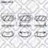 Q0931315 КОЛОДКИ ГАЛЬМІВ ПЕРЕДН KIA RIO 10-/ACCENT 10-/SOLA Q-FIX підбір по vin на Brocar