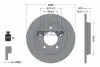 Диск тормозной (задний) Hyundai Elantra/i30 15- (262x10) PRO 92314403