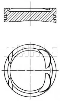 021PI00117000 TŁOK R ESPACE IV,LAGUNA II 2.0 16V MAHLE / KNECHT підбір по vin на Brocar