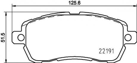 2219103 Тормозные колодки дисковые TEXTAR підбір по vin на Brocar