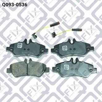 Q0930536 Колодки тормозные задн диск Q-FIX подбор по vin на Brocar