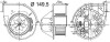 Вентилятор салона AB 83 000S