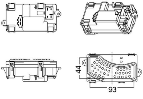 ABR5000S STEROWNIK DMUCHAWY AUDI A6 MAHLE / KNECHT підбір по vin на Brocar