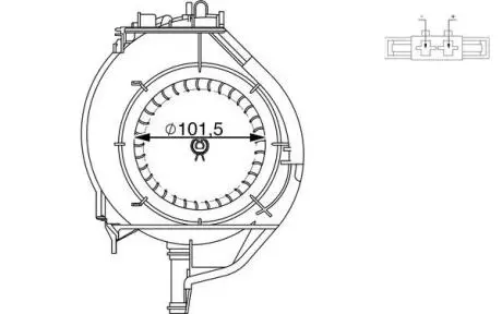 AB266000S SILNIK DMUCHAWY AUDI A6 C6 MAHLE / KNECHT подбор по vin на Brocar