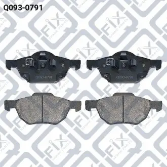 Q0930791 Колодки гальмівні передн.дискові Q-FIX підбір по vin на Brocar