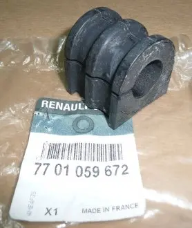 7701059672 Втулка стабілізатора переднього RENAULT підбір по vin на Brocar