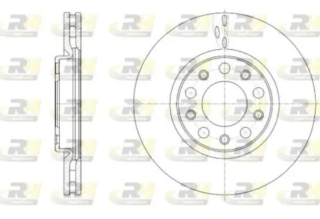 6138910 Гальмівний диск ROADHOUSE підбір по vin на Brocar