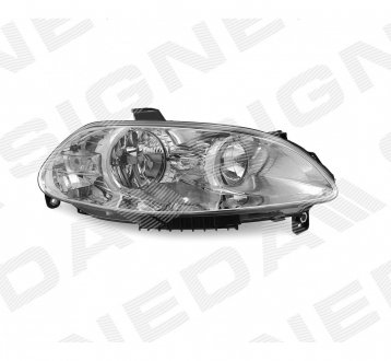 ZFT111168R ПЕРЕДНЯЯ ФАРА FIAT CROMA (194), 05.05 - 11.07 SIGNEDA підбір по vin на Brocar