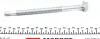 Болт домкрата запаски MB Sprinter/VW LT 96-06 (4011) 100 4011