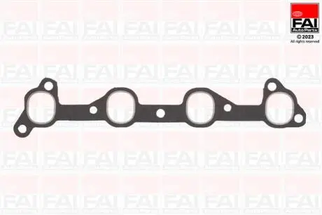 EM744 Прокладка EX колл. Opel Ascona C 1.6D 82-/Kadett 82-/Vectra A 1,7D 92- (16DA/17DR/X17DTL) FAI AUTOPARTS подбор по vin на Brocar