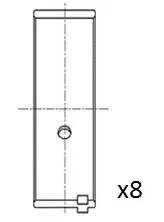BB2060020 Вкладыши шатунные (020") Alfa Romeo/Fiat Bravo/Palio/Punto/500/Lancia Musa 1.1/1.2/1.4 93- FAI AUTOPARTS подбор по vin на Brocar