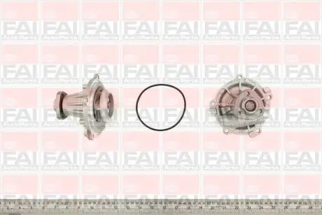 WP6104 Водяна помпа VAG A4/A6/Felicia/Golf III/Passat/Polo/T-4 1.9SDI/TDI 1994- (1Z/AFF/AFN) FAI AUTOPARTS підбір по vin на Brocar