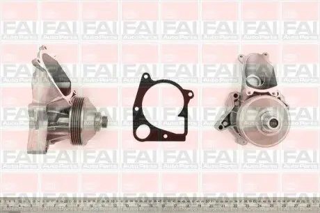 WP6317 Водяна помпа BMW (E38/E39/E46/X5)/Land Rover/Opel Omega 2.5D/Dti/3.0D 1998- FAI AUTOPARTS подбор по vin на Brocar