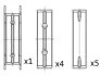 BM1030050 Вкладиші корінні (+0.50) Ford Fiesta V 1.25/1.4 16V 01-/Fusion 1.4/1.6 02- FAI AUTOPARTS підбір по vin на Brocar