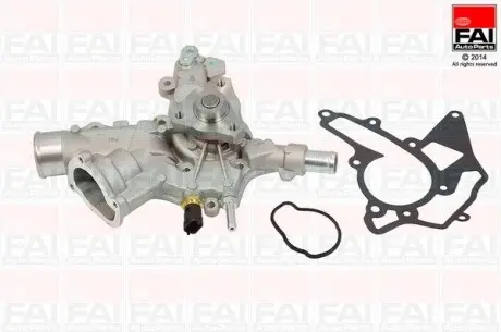 WP6422T Водяная помпа (с датчиком температуры) Opel Astra H/Corsa 1.0-1.4 Dohc FAI AUTOPARTS подбор по vin на Brocar