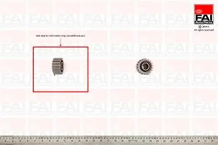 T6697 Ролик паска приводного Ford Fiesta 1,8D/Mondeo 1,8TD 96- FAI AUTOPARTS подбор по vin на Brocar