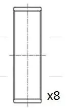 BB2025025 Вкладиші шатунні 0.25 Ford Tranzit 2.0DTI / 2.4DTI 00- FAI AUTOPARTS підбір по vin на Brocar