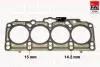 Прокладка Г / Б (1,71 mm) Audi а3 VW Golf/Bora/Polo 1.9T HG1012B