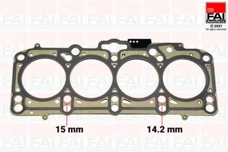 HG1012B Прокладка Г/Б (1,71mm) Audi А3 VW Golf/Bora/Polo 1.9T FAI AUTOPARTS подбор по vin на Brocar