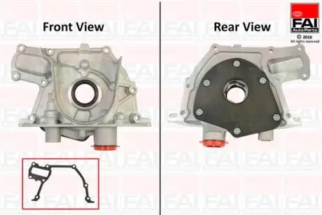 OP317 Помпа масла Astra J,Insignia,Zafira 2.0CDTi 08- FAI AUTOPARTS підбір по vin на Brocar