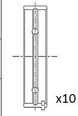 BM1052020 Вкладиши корінні (+0.20) Fiat Palio/Punto 1.2 03- FAI AUTOPARTS підбір по vin на Brocar