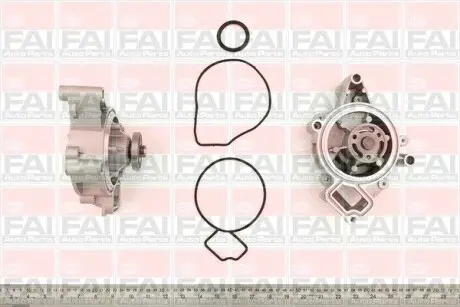 WP6322 Водяна помпа Opel Vectra C /Astra G 2.0/2.2 01- FAI AUTOPARTS подбор по vin на Brocar