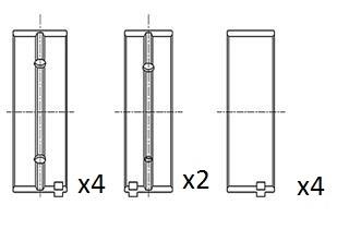 BM1043010 Вкладиші корінні (.010") Ford 1.8D/TD/Tdci FAI AUTOPARTS підбір по vin на Brocar