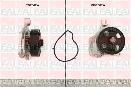 WP6473 Водяна помпа Mazda 2, 3 1.3/1.4/1.6 10.03- FAI AUTOPARTS підбір по vin на Brocar