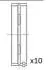 Вкладиші корінні (.010") Fiat 1.9JTD 01- BM1025-010