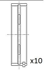 BM1025010 Вкладиші корінні (.010") Fiat 1.9JTD 01- FAI AUTOPARTS підбір по vin на Brocar