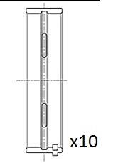 BM1025010 Вкладиші корінні (.010") Fiat 1.9JTD 01- FAI AUTOPARTS підбір по vin на Brocar