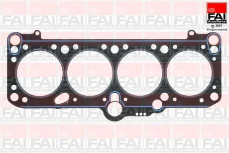 HG267 Прокладка ГБЦ (3карба) Golf II 1,6 D з гідрокомп. FAI AUTOPARTS підбір по vin на Brocar
