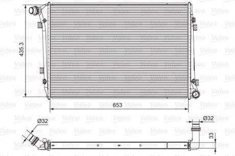 701664 Теплообменник VALEO подбор по vin на Brocar