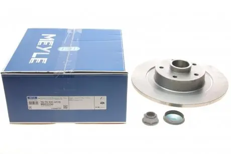 16155234119 TARCZA HAM. RENAULT T. LAGUNA/LATITUDE 1,5-3,0 DCI 07- KPL Z ŁOŻYSKIEM ABS MEYLE подбор по vin на Brocar