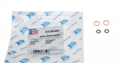 KT128501 Прокладка трубки подачі оливи до турбіни Renault Trafic 1.9DCI (к-кт) FA1 підбір по vin на Brocar