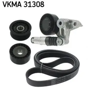 VKMA31308 ZESTAW PASKA PK. AUDI A4, A5, A6, A6 ALLROAD 2.7D/3.0D 04-12 SKF підбір по vin на Brocar