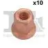 988081710 NAKRĘTKA UKŁ. WYD. NAKRĘTKA M8X1.25 SW13 H=17MM 10 SZT. FA1 підбір по vin на Brocar