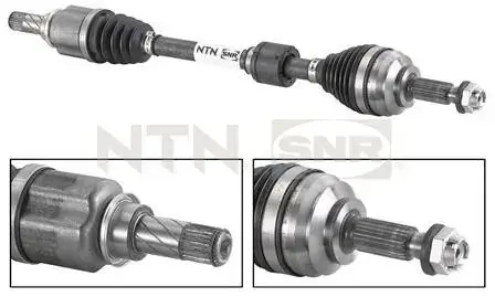 DK55003 Póło kpl. CLIO 12- 6-kul /przód, lewy, 682 mm/ SNR NTN підбір по vin на Brocar